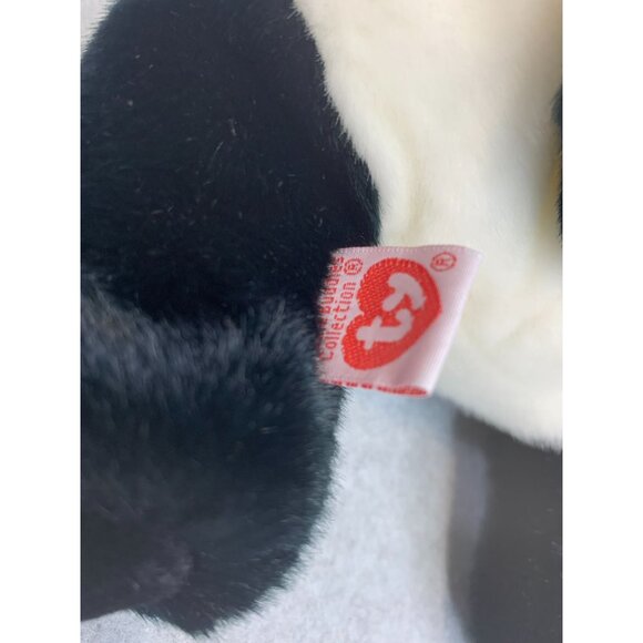 Ty Beanie Buddies Peking Panda Plush Stuffed Animal Doll Toy Black White 14.5 in - Picture 6 of 6
